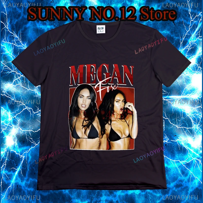 

Retro Megan Fox 90s Fashion Pattern T-shirt