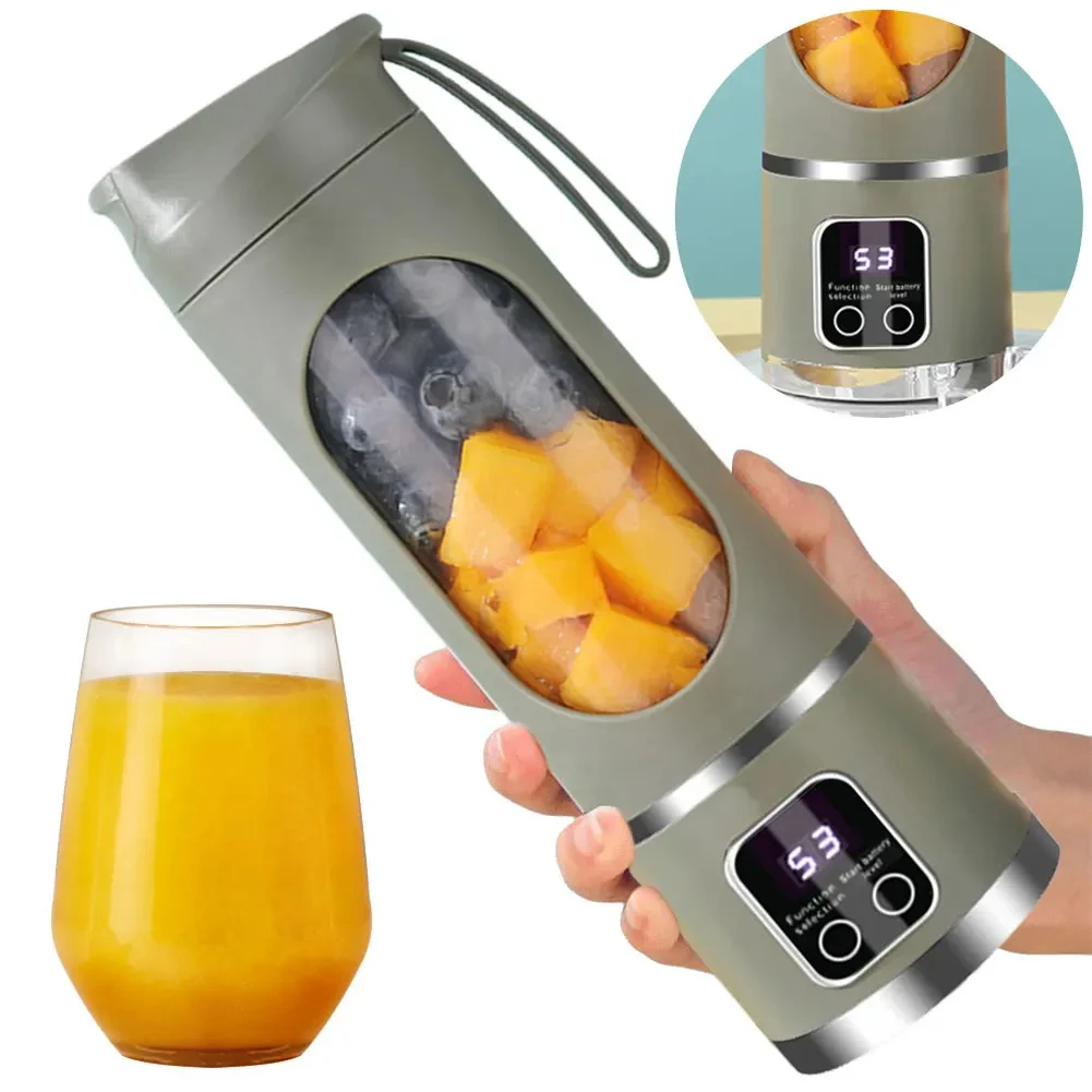 Electric Juicer Cup 12 Blades Milkshake Machine USB Portable Fruit Milk Mixing Tool Mini Fresh Juice Portable Blender For Home