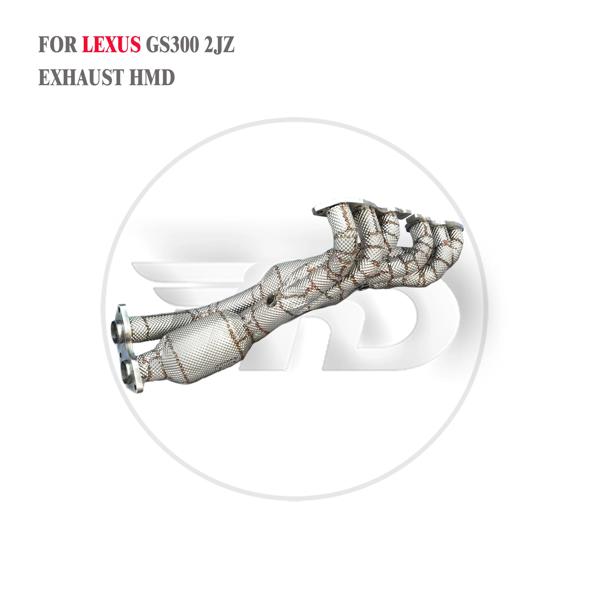 

HMD Exhaust System High Flow manifold Performance Downpipe for Lexus GS300 2JZ Engine 3.0L 1998-2003 With Heat Shield Headers