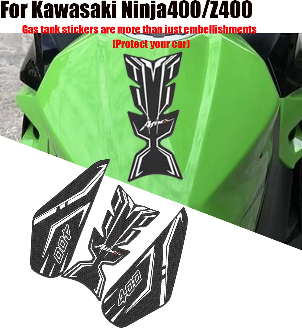 

For Kawasaki Ninja400/Z400 modified motorcycle sticker fuel tank non-slip sticker fish bone sticker body sticker