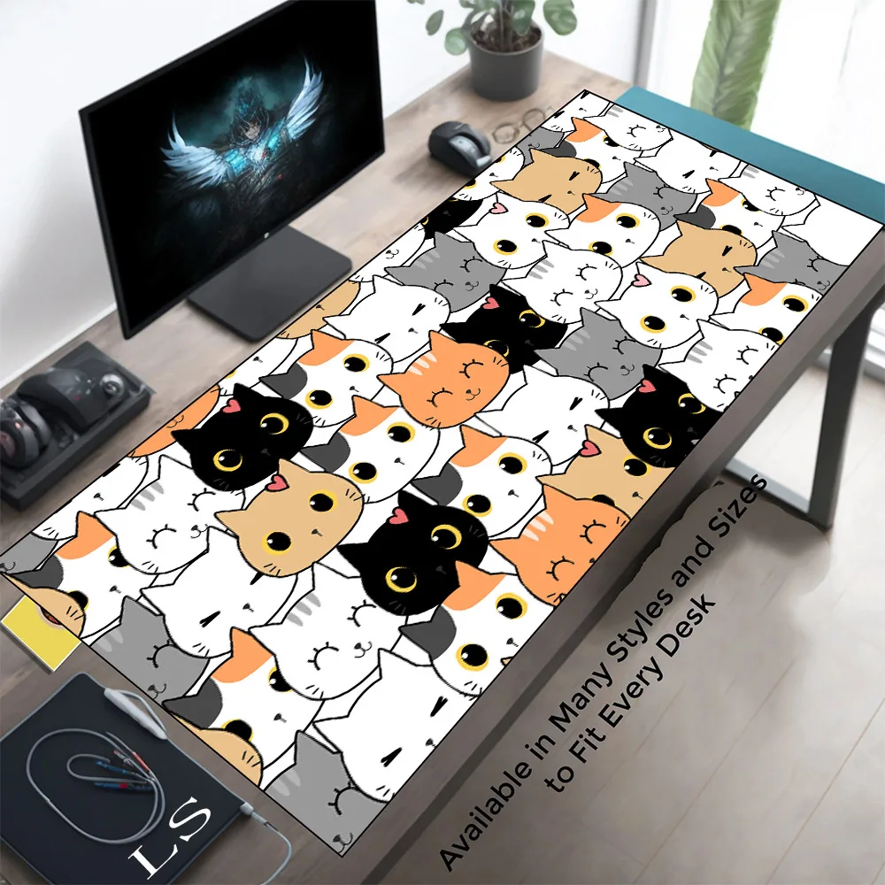 

XXL Kawaii Gaming MousePad Computer Mouse Pad PC Gamer Mouse Mat Laptop Mausepads Japanese Cute Carpet Keyboard Mat DeskMat