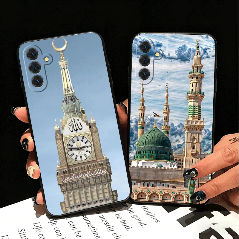 Islam Muslim Mosque Silicone Phone Case for Samsung A17 A16 A15 A14 A13 A57 A56 A55 A54 A53 A37 A36 A35 A34 A33 A27 A26 A25 A24