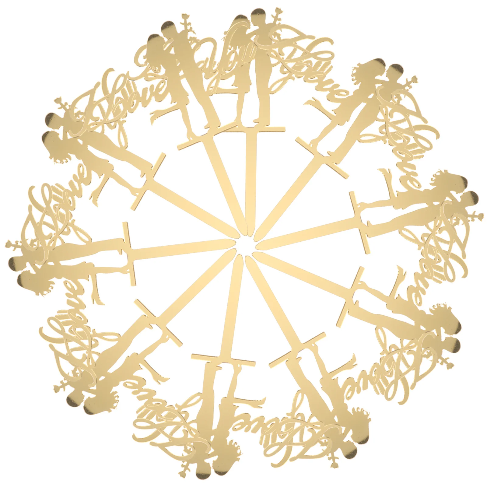 10 قطعة كعكة عيد الحب يختار الاكريليك كب كيك القبعات العالية احتفالية زينة الحفلات الزفاف قطاعات الكيك كعكة احتفالية يختار