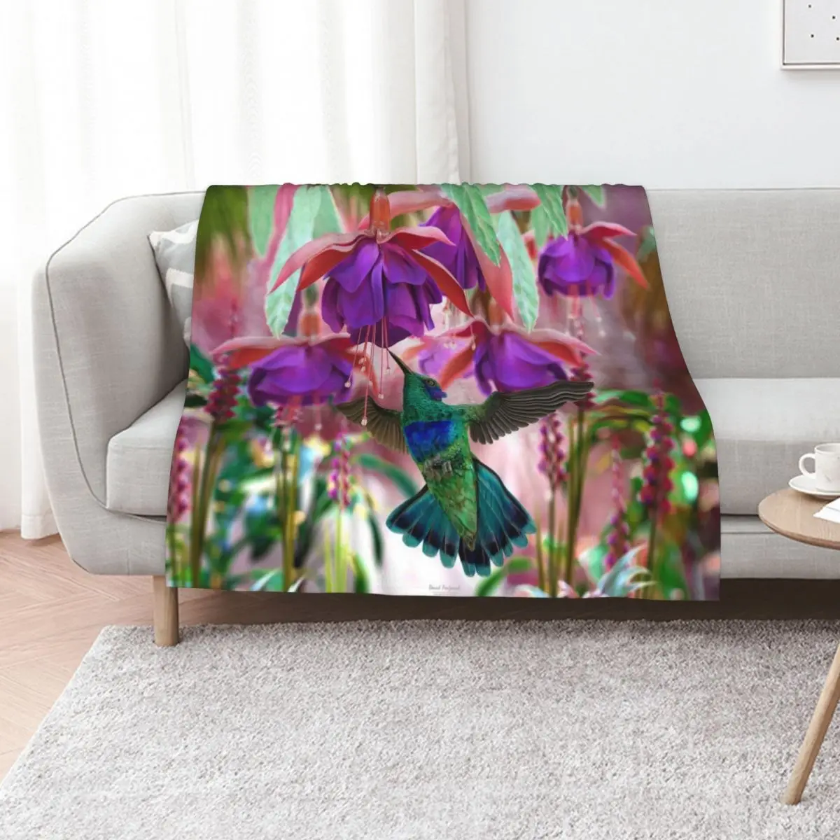 Hummingbird Throw Blanket Luxury Throw wednesday Thermals For Travel Sofa christmas gifts Extra Large Throw Blankets