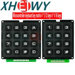 3*4 4*4 Matrix Switch Keyboard Keypad Array Module ABS Plastic Keys 4x4 3x4 12 16 Key Button Membrane Switch DIY Kit for Arduino