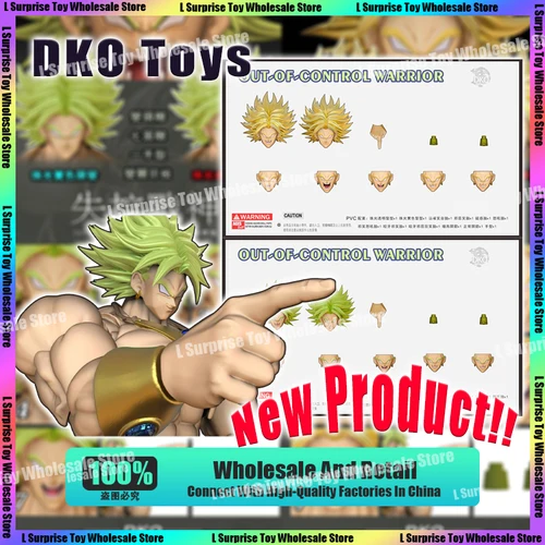 DKO Toys Kong Studio Beast Deities Fenrir 통제 불능 전사 머리 액세서리 애니메이션 액션 피규어 입상 맞춤 선물 장난감 
