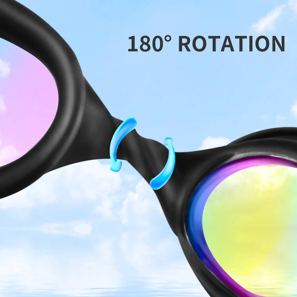 Swimming Goggles Professional Waterproof No Leaking Swim Eyewear Glasses Anti-fog UV Protection Swim Glasses For Men Women