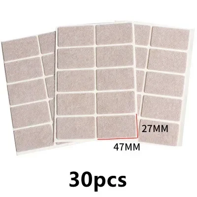 3-72 Stuks Vilt Stoelpoot Pads 3 Mm Dikke Vloer Kras Protector Mat Mute Antislip zelfklevende Diy Meubels Accessoires