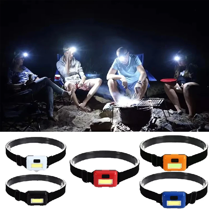 

Мини-фаара COB, светодиодный налобный фонарь, водостойкий налобный фонарь, фонарик Lanterna для работы на открытом воздухе, кемпинга, рыбалки, верховой езды