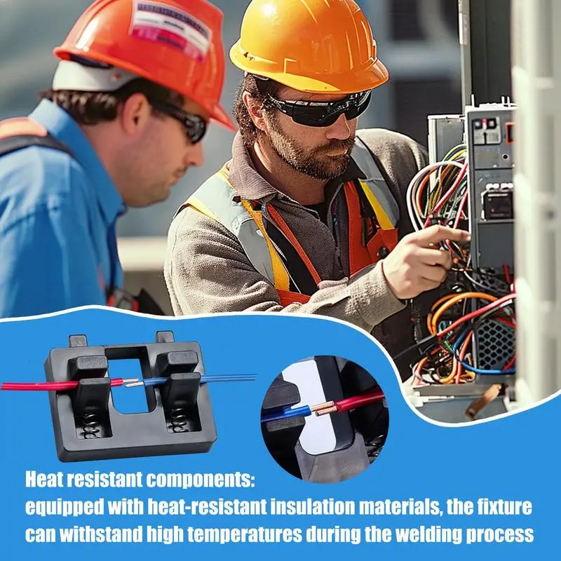 Welding Wire Fixture 3D Printer Part ABS Soldering Bench Fixture Wire Soldering Clamp Portable Electrode Holder Soldering Tool