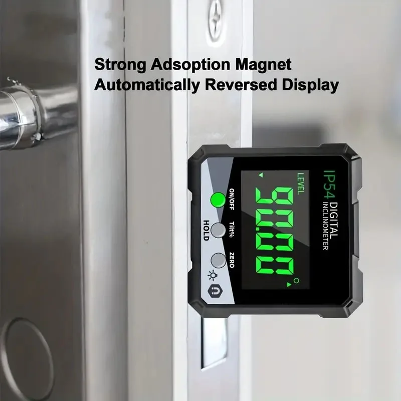 Digital Inclinometer Angle Protractor Digital Angle Ruler Single-side Magnetics Multifunctional Protractor Portable Inclinometer