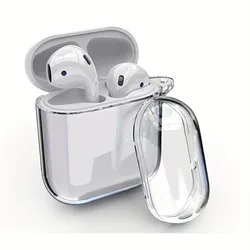 TPU Transparent Protective Case For Apple Airpods 3/4 Soft Silicone Clear Case For Airpods Pro/Pro2 Wireless Earphone Cover