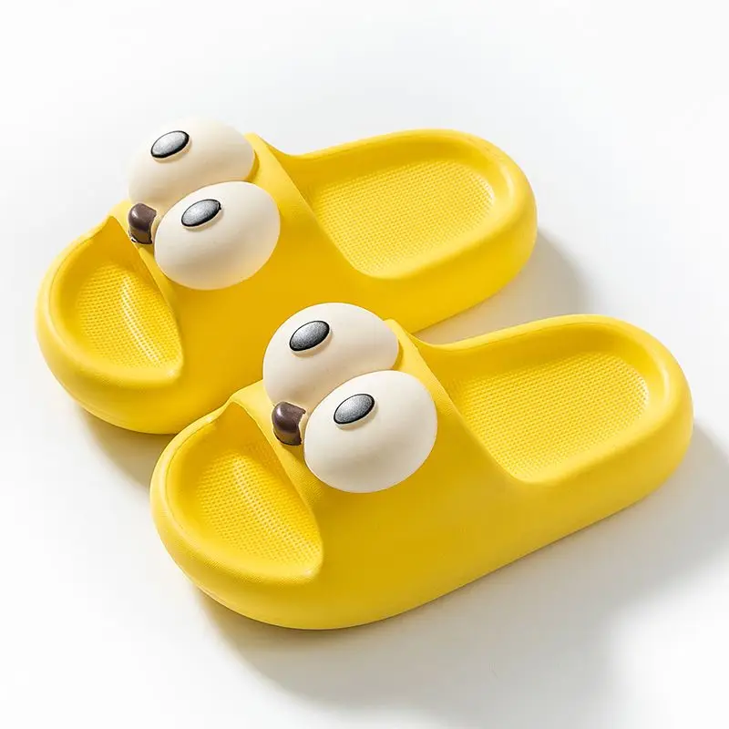 Cute Kids Summer Beach Slippers Outdoor EVA Odor-Resistant Anti-Slip Soft Sole