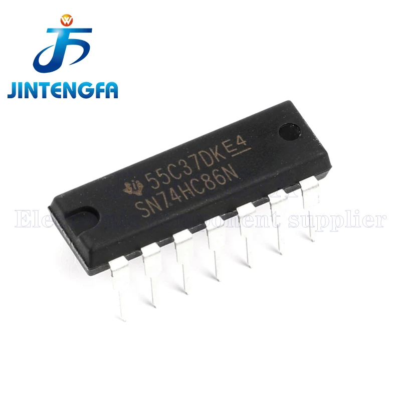 20PCS 74HC86 DIP-14 SOP-14 74HC86D SN74HC86N SN74HC86DR HC86 SMD Quad 2-input EXCLUSIVE-OR Gate IC