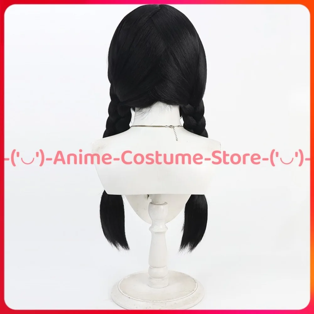 Peruka do cosplayu Małej Dziewczynki z Identity V, czarna, postać z anime, kostium na Halloween, karnawał, peruki odporne na ciepło, włosy syntetyczne
