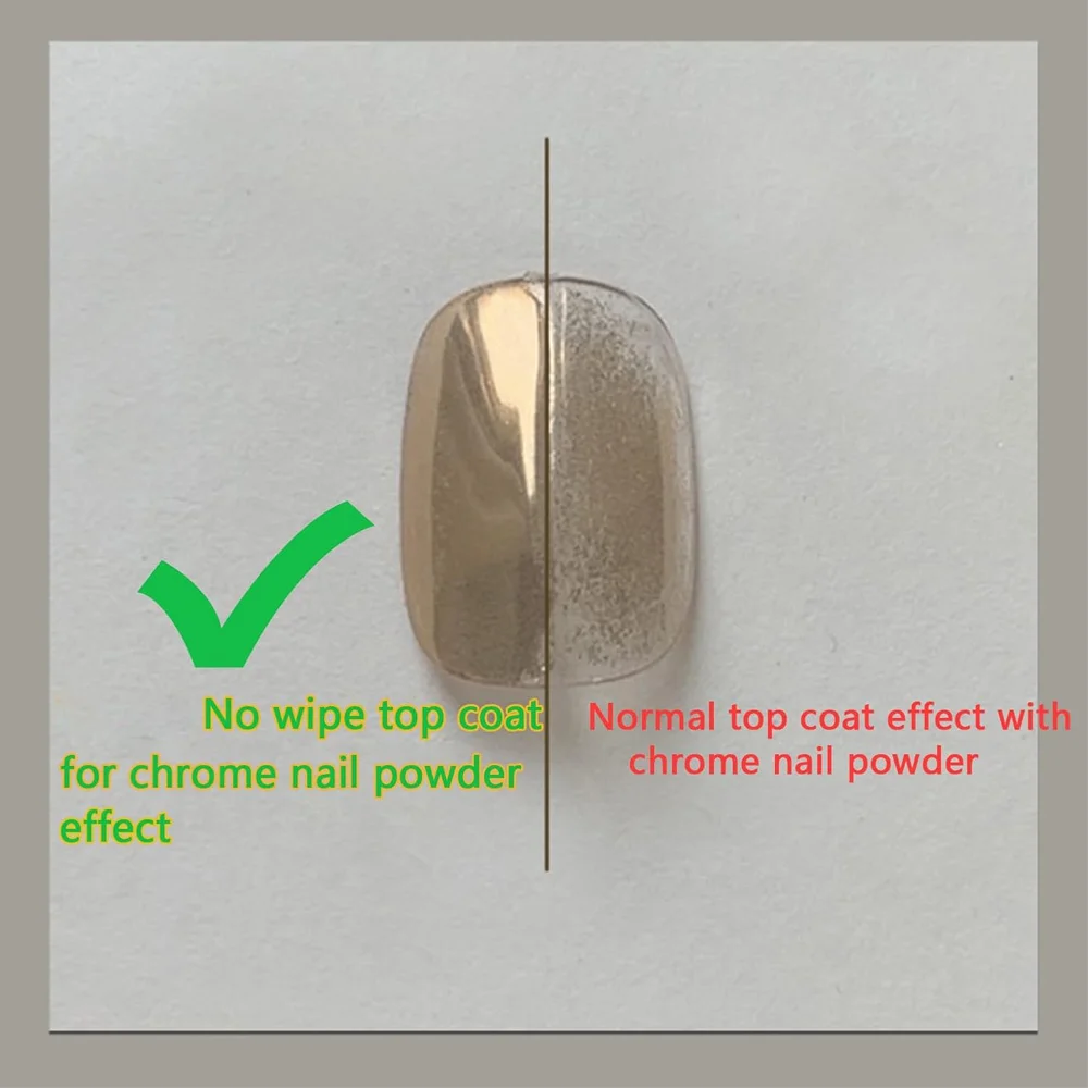 KODIES GEL Przezroczysty Baza Chromowa Metaliczna Baza do Malowania Żelami Efekt Lustra Bez Kleju do Pudru Chromowego Półtrwały Manicure UV Zdobienie Paznokci