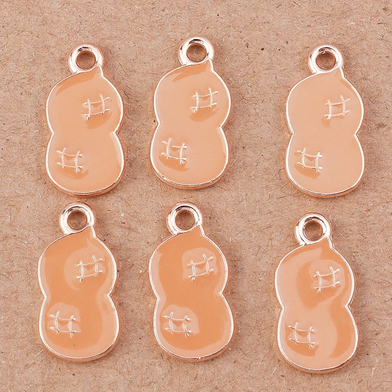 10 Stück Niedliche Emaille-Gemüse-Auberginen-Anhänger für DIY-Schmuckherstellung, Armbänder, Halsketten, Ohrringe und Bastelzubehör – Detail 10