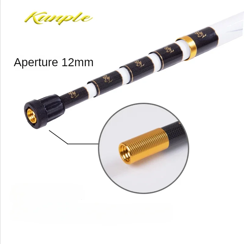 KUNPLE-Rock Fishing Rod,Carbon Fiber Fishing Rod, Sea Boat, Anti-skid Material, An Aperture of 12mm, 5-section