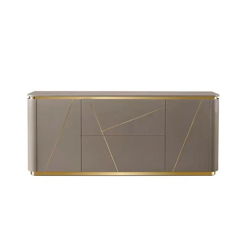 

foyer, home decoration, simple modern light luxury dining side, wall locker