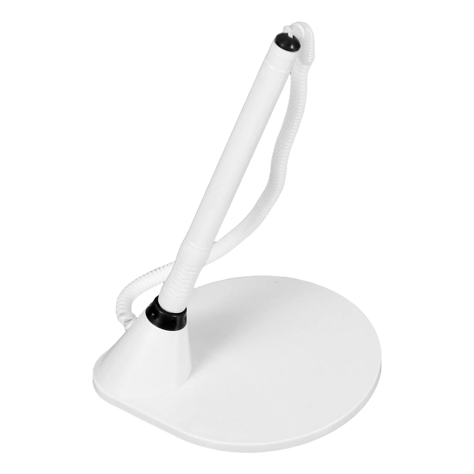 

Counter Pen Plastic Cord with Stable Base Desktop Ballpoint Ergonomic Secure Pen for Office School Workplace Writing