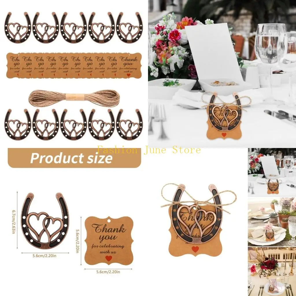 

N5KA 10 штук подкова свадебные сувениры металлические подковы кулон подковы брелок