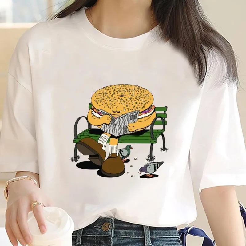 Art Lauren Martin T Shirt Women Couple Combination Clothes Short Sleeve Collar Fashion Cotton