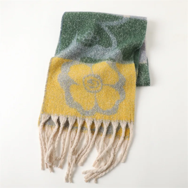 

Новый черный шарф, кашемировый женский шерстяной женский шарф, теплый клетчатый шарф, женские зимние шарфы Bufanda, длинные пончо Bufanda Echarpe