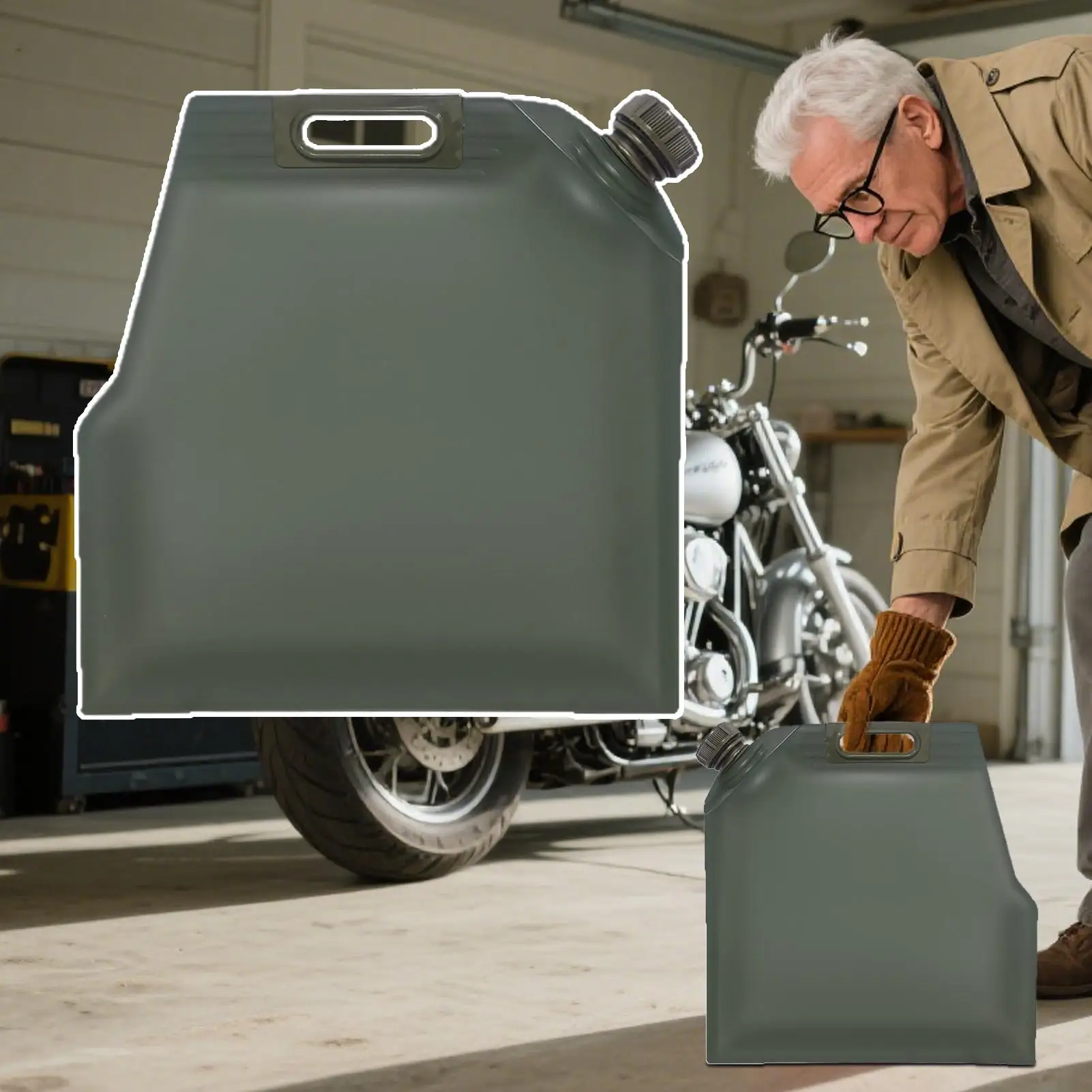 

Gas Bladder For Boat Handheld Portable Handheld Oil Storage Bag Foldable Oil Transfer Bag For Drivers Motorcycles SUVs Sedans