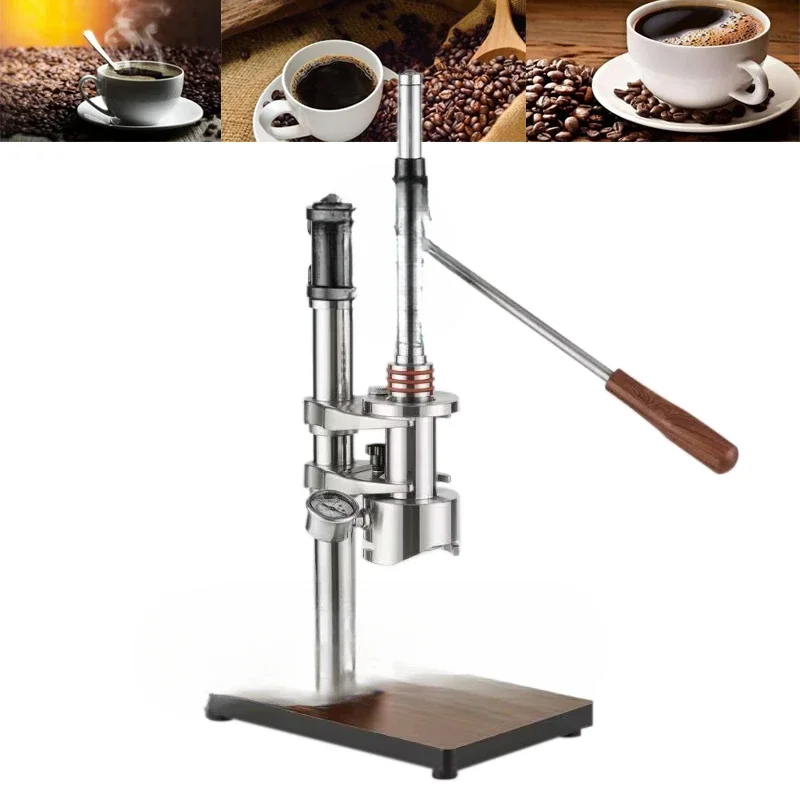 

Extraction Variable Pressure Lever Coffee Maker Hand-Pressed Machine 304 Stainless Steel Manual Espresso