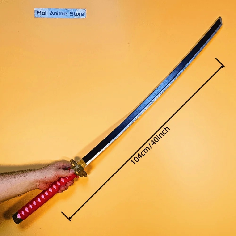 Katana Roronoa Zoro 40 cali, katana japońska w naturalnym rozmiarze, oryginalny miecz Kikunojo, rekwizyt do cosplay anime, nóż ninja, nieostrzałka, zabawka, prezent