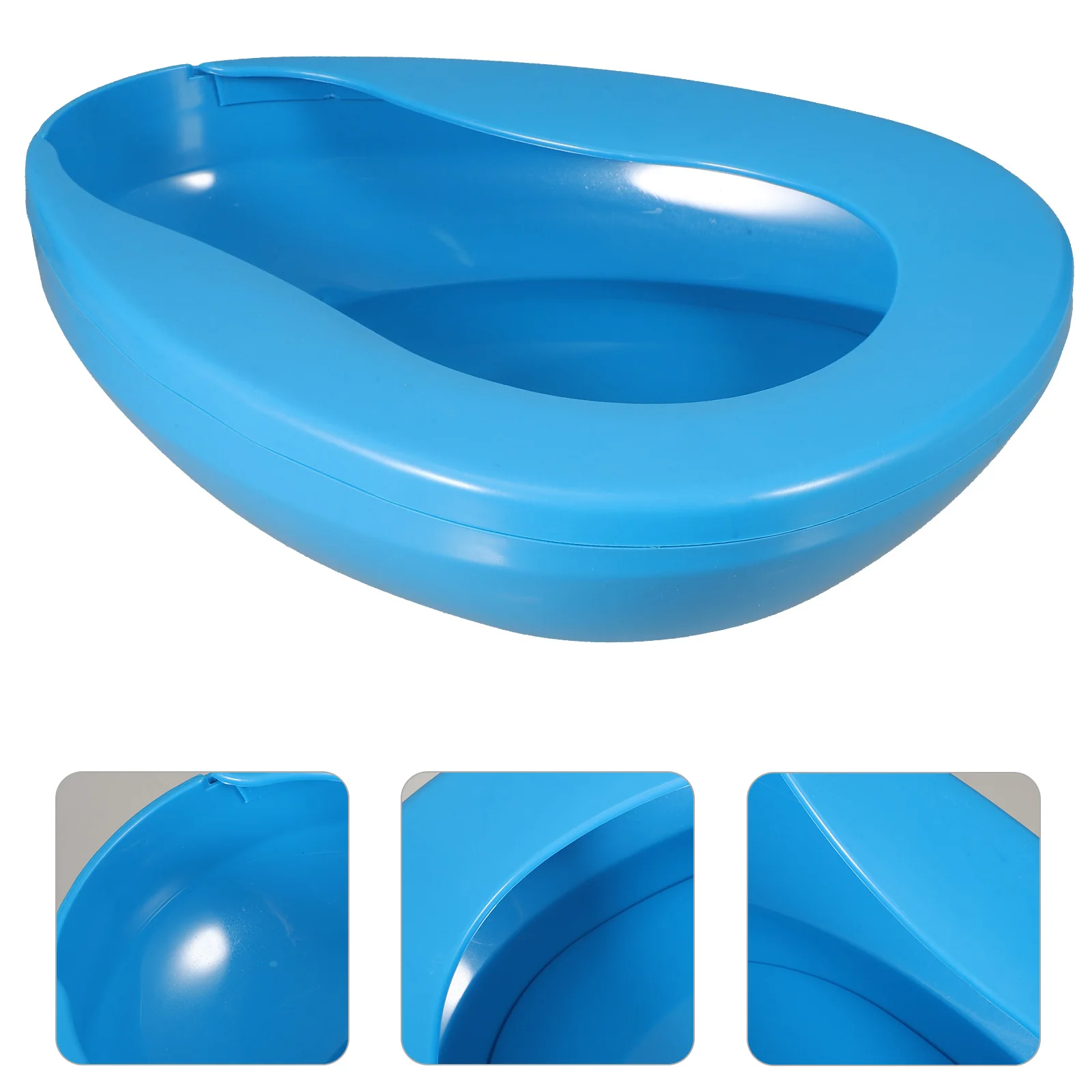 Pan Bed Bedpan Smooth Urinalfracture Portable Washable Bedridden Bathroom Pee Bariatric Container Contoured Emergency Commodes