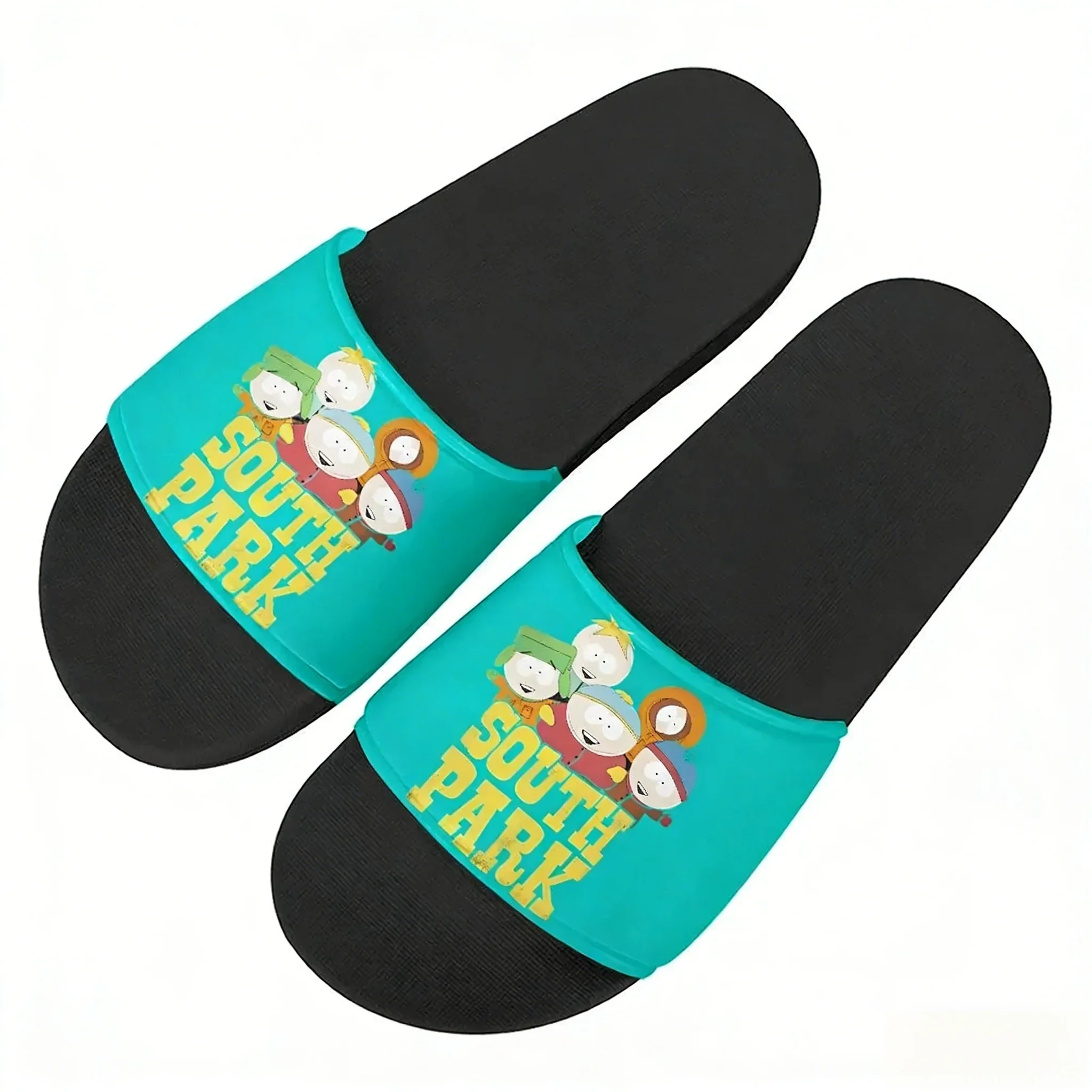 South Park Anime Comedy Slippers Home Water Shoes Retro Street Mens Womens Teenager Outdoor Beach Pool Sandals Summer Slipper - view 4