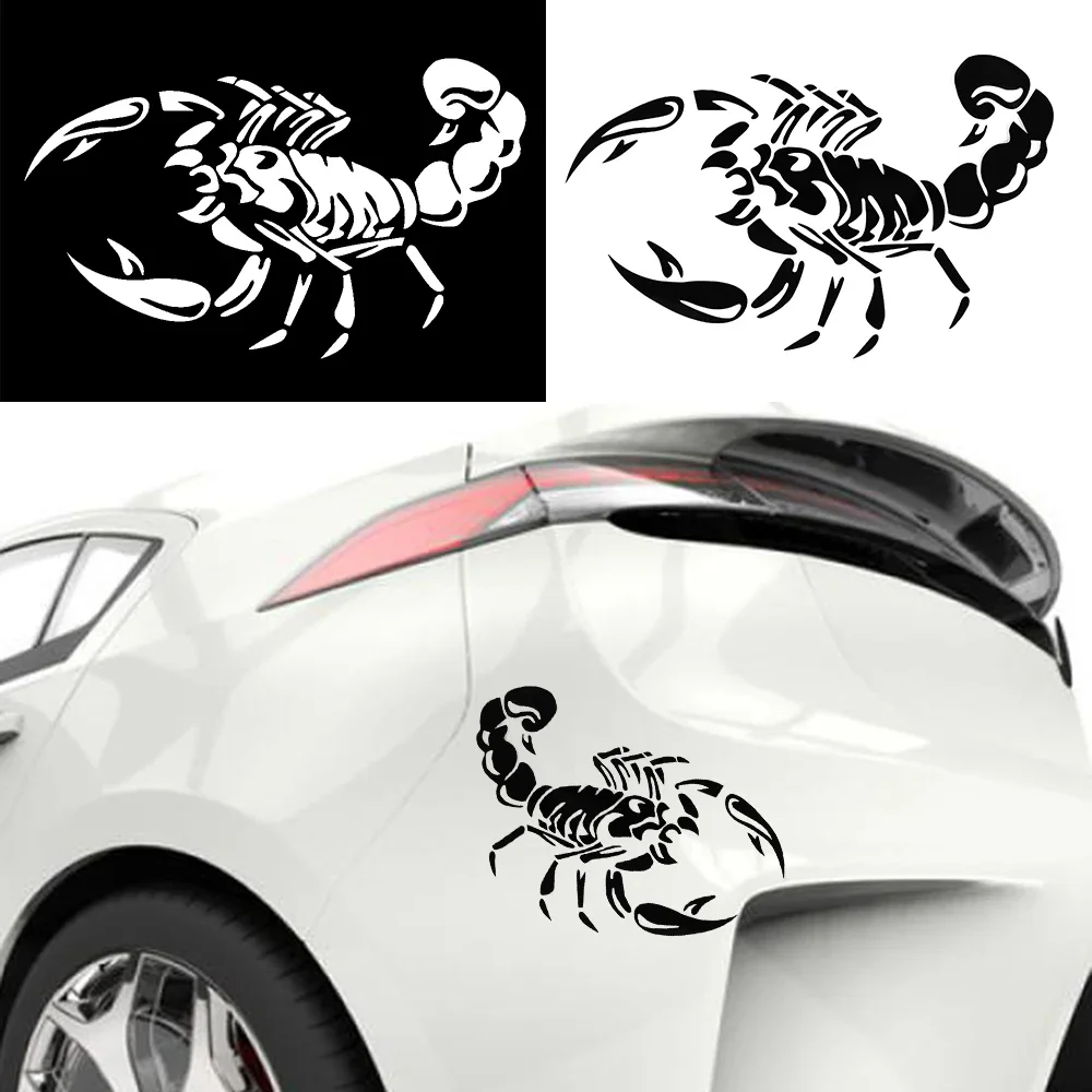 15/20/25/30cm Big Scorpion Auto Stickers Car Decals Sun Protection Car accessories Goods Personality, Decoration Sticker Cool,