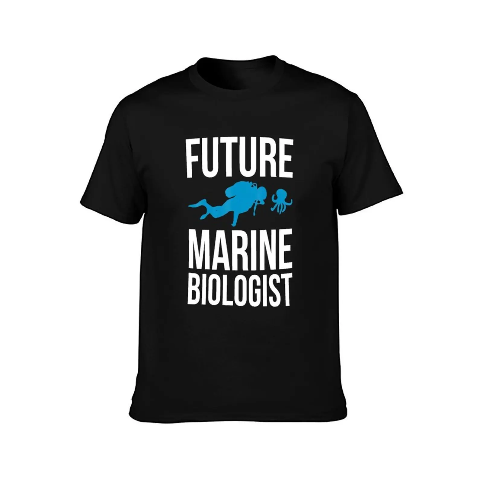 Future Marine biologist T-Shirt, Summer Casual Cotton Tee, Oversized Streetwear Tops, Vintage Graphic Print, Unisex Men Women