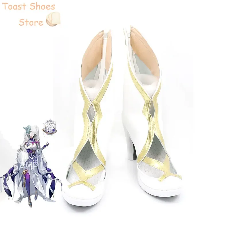 Elira Pandora Cosplay Shoes Vtuber Cosplay Props PU Leather Shoes Halloween Carnival BootsCostume Prop