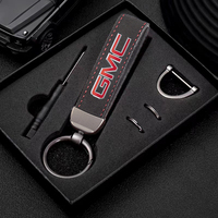 GMC Emblem Key Ring Car Keychain Custom Gift For Granite H3 Terrain Yukon Acadia Savana Sierra 1500 Hummer Jimmy Graphyte Envoy