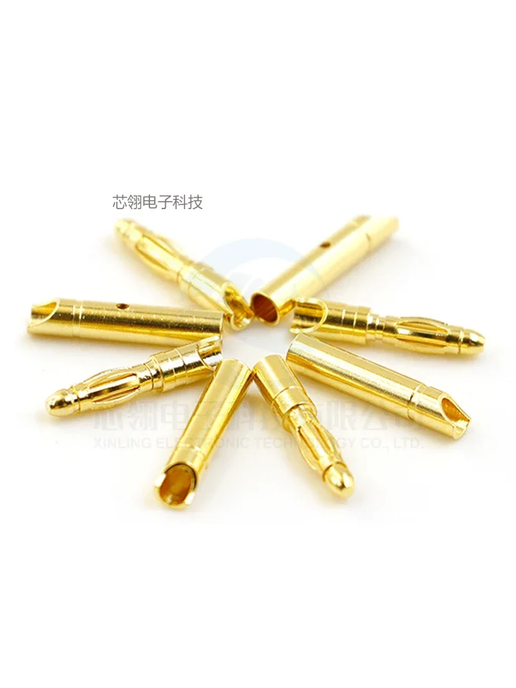 1/5pcs Amass GC2011-F/M2.0mm Model Motor Adjuster Banana Plug Jack 7U Gold Plated Last 15A