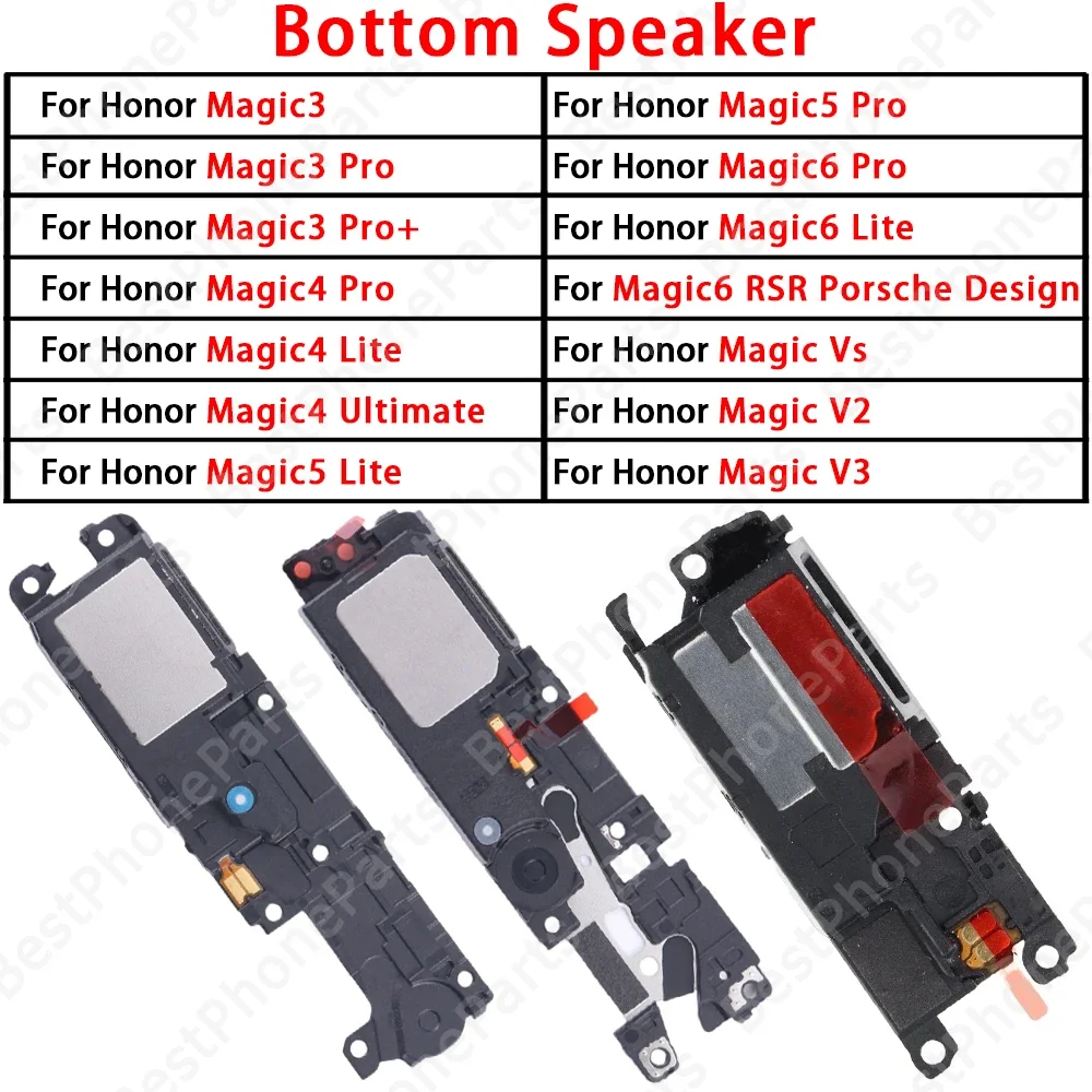 ل Honor Magic3 Magic4 Magic5 Magic6 Pro + Pro Lite Ultimate RSR Magic VS V2 V3 مكبر صوت عالي الطنان قارع الأجراس وحدة الصوت