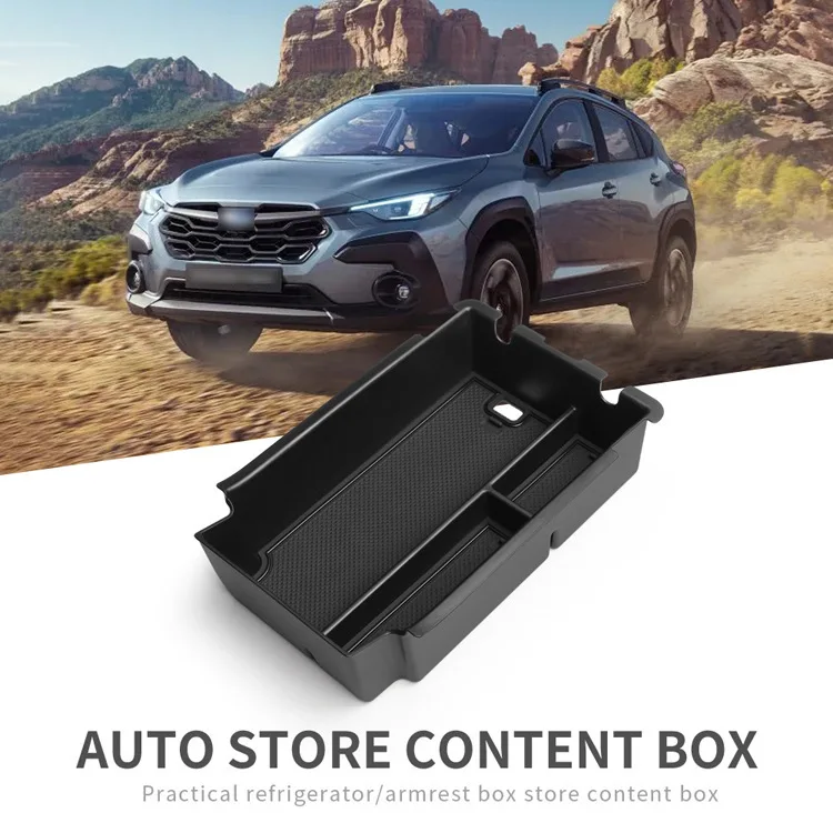 For 2023-2025 Subaru Crosstrek Center Console Armrest Storage Box Interior Modification Accessories