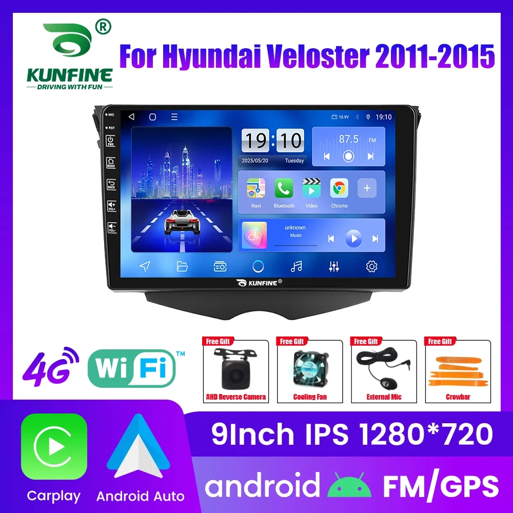 

10.33" Android Car Radio For Hyundai Veloster 2011-2015 GPS Navigation Multimedia Video Player Carplay Android Auto Stereo
