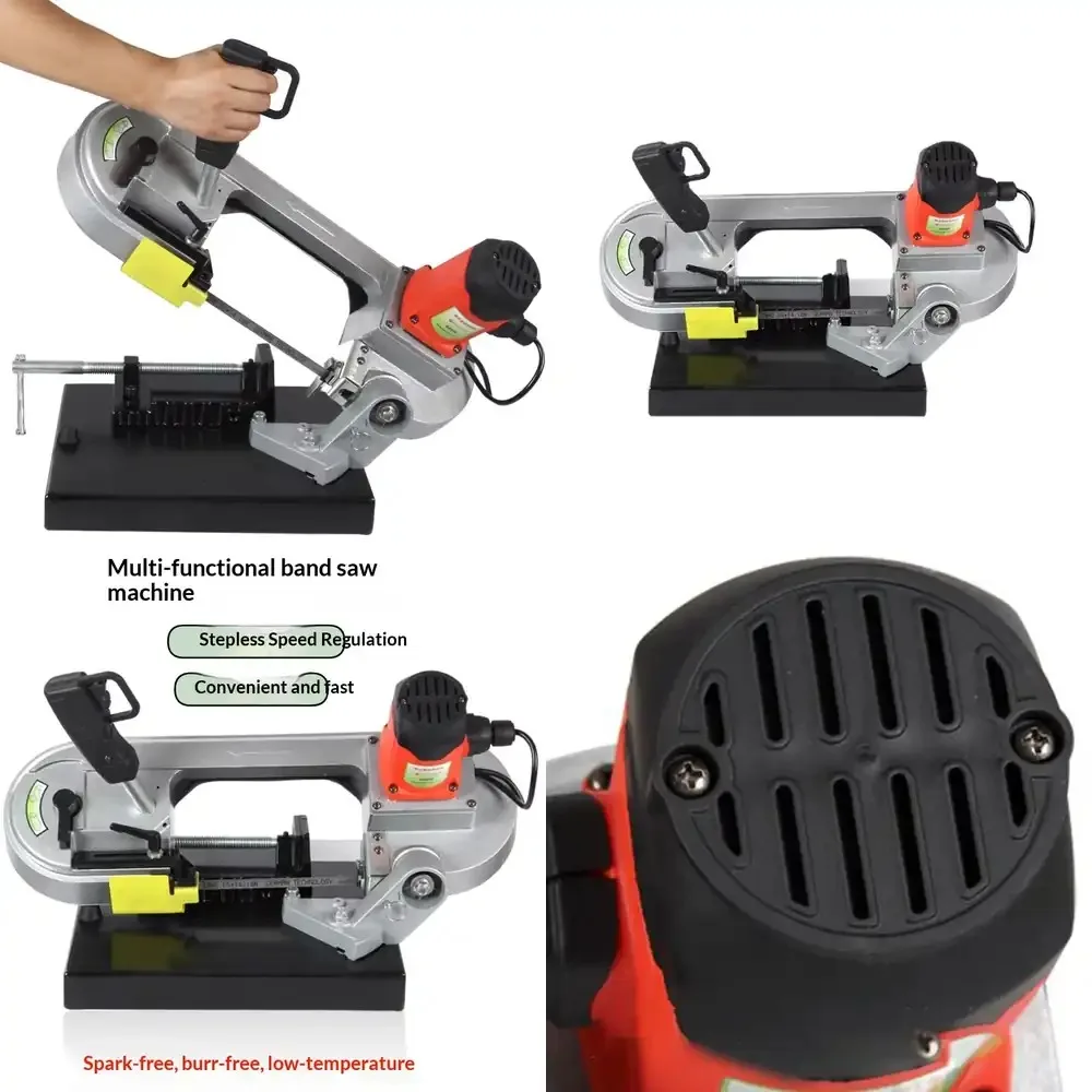

Band Saw Machine Multi-functional Metal Woodworking Small Multi-functional Sawing Household Electric Tool Cutting Machine