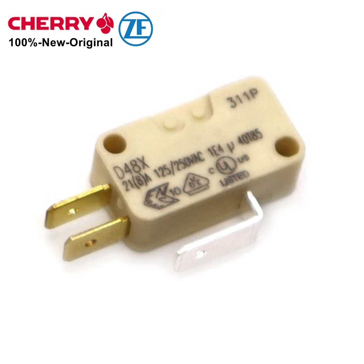 CHERRY/ZF 100%-NEW 5PCS D45X 16A D48X 21A Micro Switch short handle 10A 250V