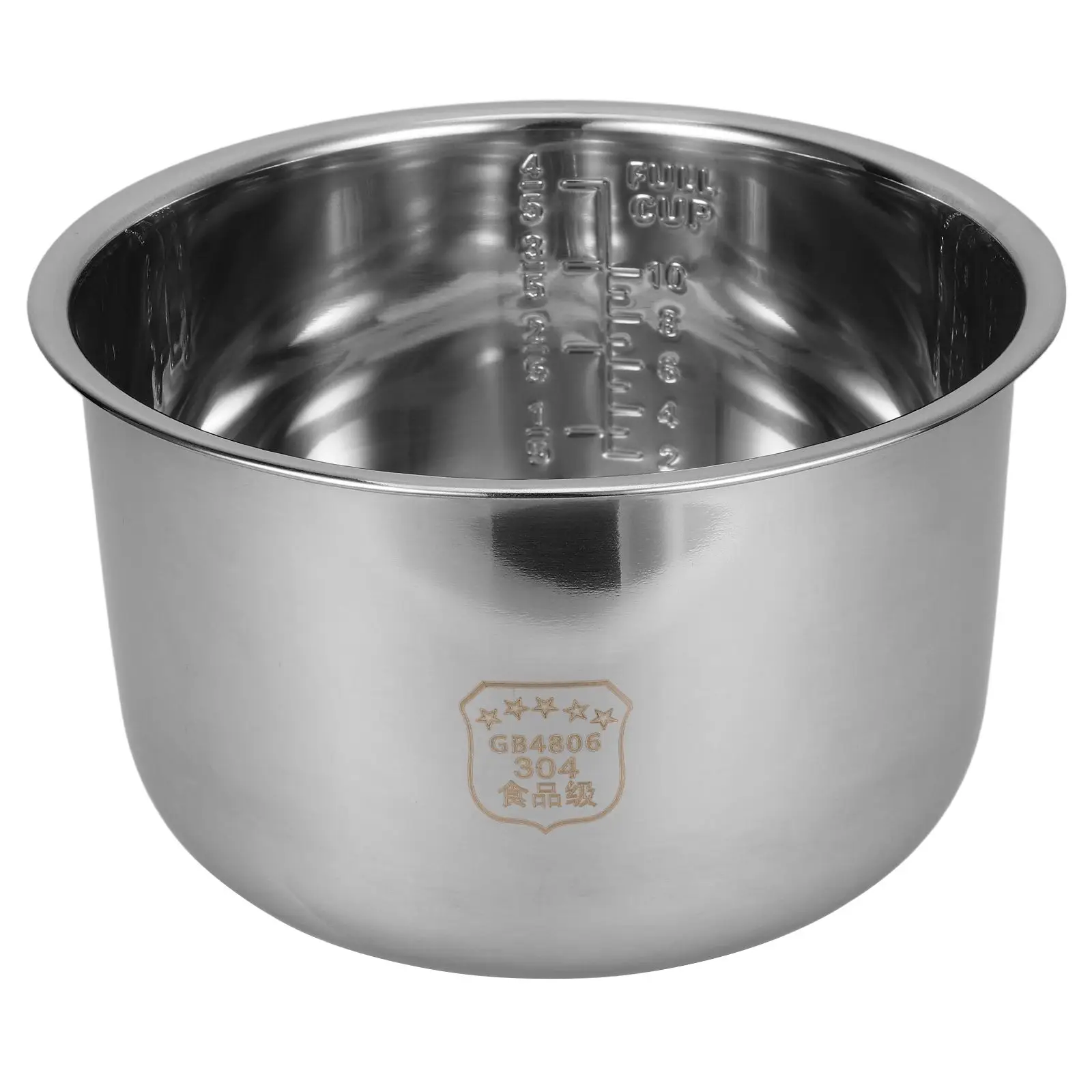 

Non Stick Cooking Pot 304 Stainless Steel Rice Cooker Inner Container Replacement Accessories Food Rice Cooker Pot Cookware
