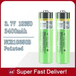 1-10PCS NCR18650B 3.7v 3400mah 18650 Lithium Rechargeable Battery For Flashlight