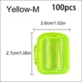 Amarillo-M-100 piezas