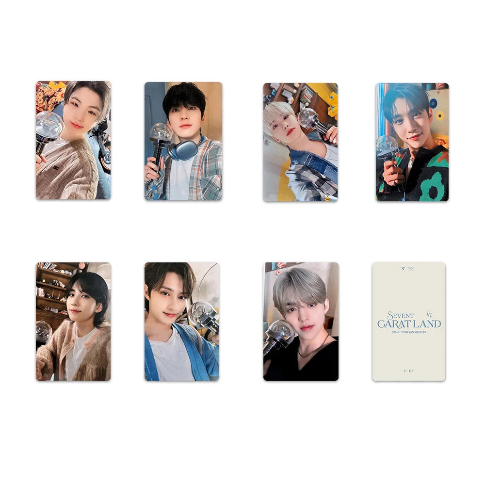 KPOP 2024 Caratland Photocard S.COUPS JEONGHAN JOSHUA Caratzone Postcard Double-Sided Lomo Cards WONWOO HOSHI THE8 Fans Collect