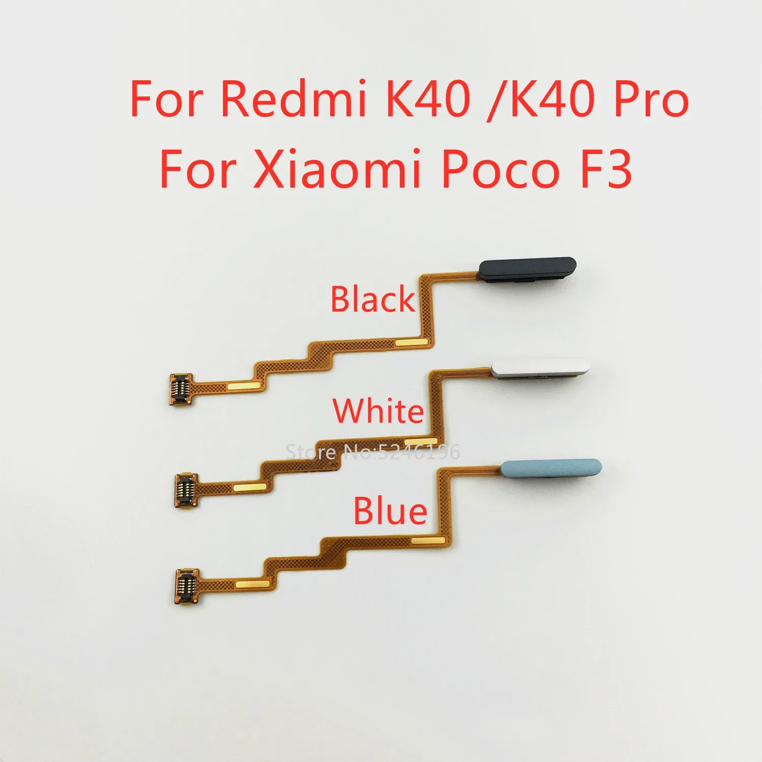 

1 шт. гибкий кабель датчика отпечатков пальцев для Xiaomi Redmi K40 Pro Xiaomi Redmi K40Pro Xiaomi POCO F3 Touch ID, замена детали.