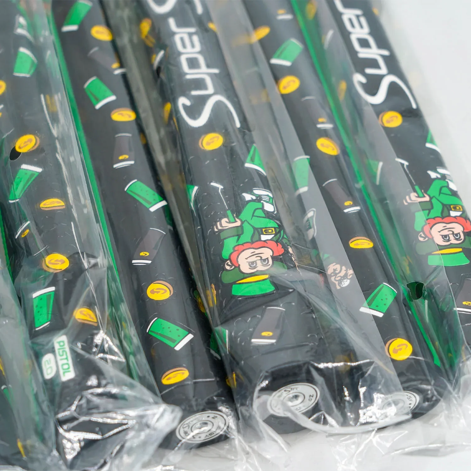 مسدس سوبر لاكي gt1.0 مضرب جولف عالي الجودة Pu وضع قبضة gt2.0 ممارسة نادي شكل بندقية لوسائل التدريب #3