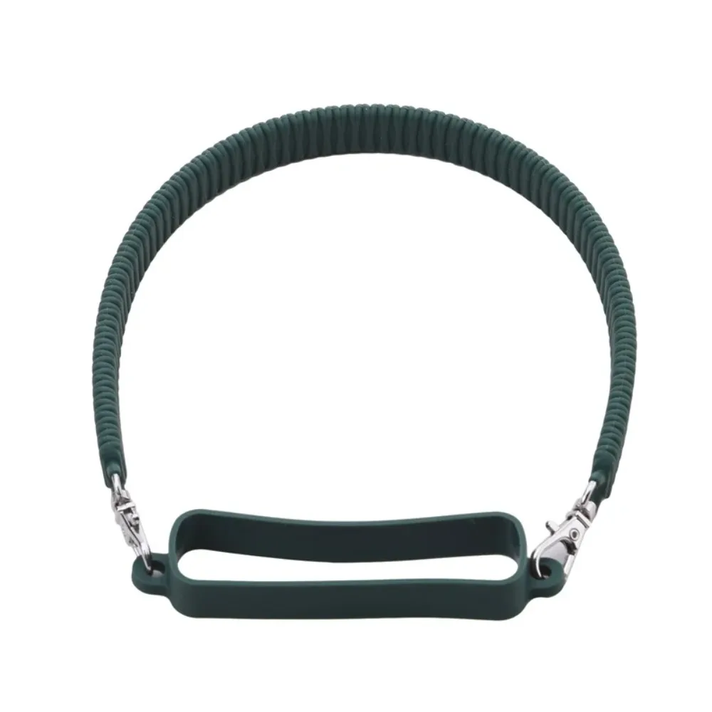 Sangle de poignée de bouteille d'eau en Silicone, adaptée aux bouteilles de 8 à 40oz, boucle de transport souple, utilisée pour les voyages en salle de sport en plein air