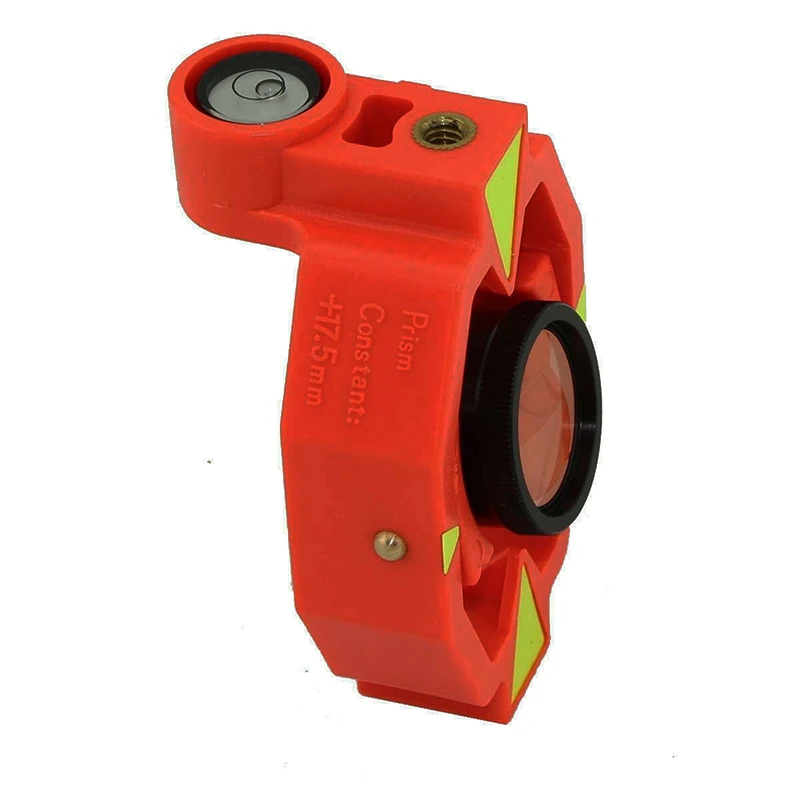 New Aluminium Alloy With 4 Poles Mini Prism For Total Station +17.5Mm